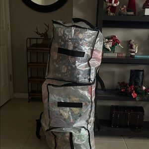 AUBREY SIMONSON ONLY MYSTERY XMAS Clear Storage Bags with Handles